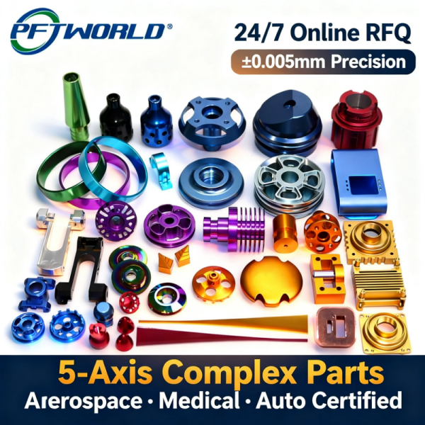 How Global Advanced CNC Machining Services Supplier PFTWORLD Coordinates Anodizing, Bead Blasting, and Powder Coating