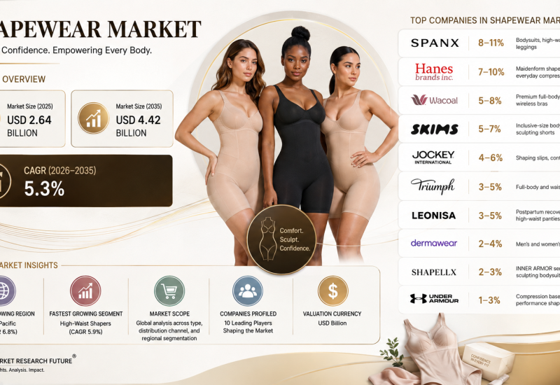 Shapewear Market: Rising Demand for Body-Contouring Comfort to Drive 5.3% CAGR Through 2035