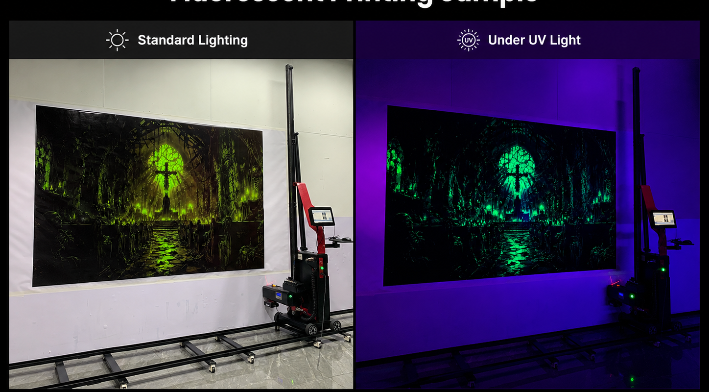 Friankor Redefines Wall Printing with Fluorescent Ink and Varnish Technology
