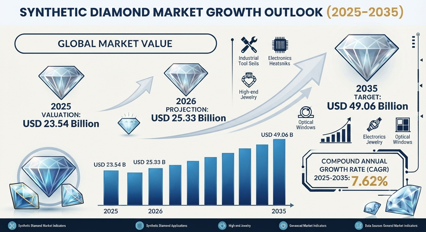Future of Synthetic Diamonds: Market Growth and Emerging Applications 2026–2035