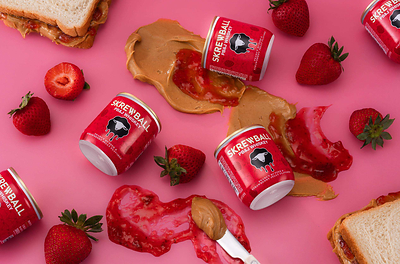 Skrewball Launches New Peanut Butter & Strawberry Jelly Whiskey